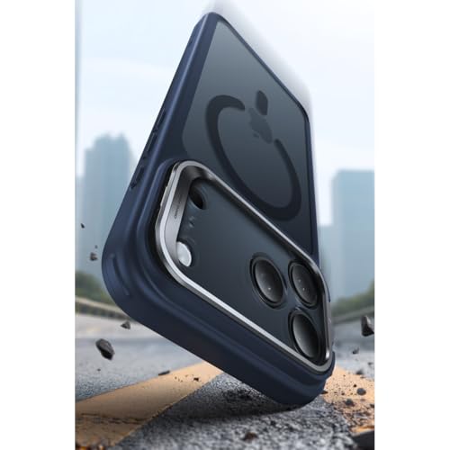 Coque iPhone 17 Pro Premium Bleu Givré au Design Épuré - 2