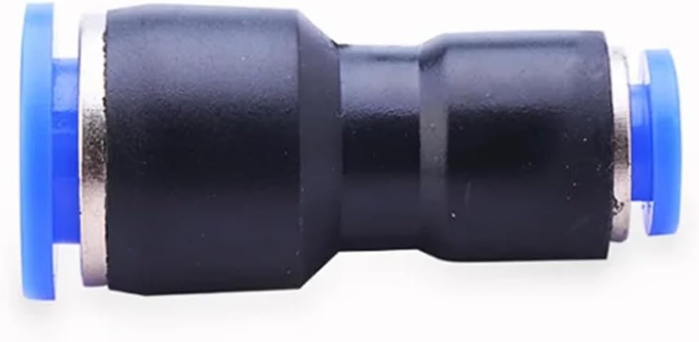 PU-4 6 8 10 12 14 16mm OD Hose Flow Speed Tube Plastic Pneumatic Connectors Coupling Brass Fitting 5Pcs(PU16 OD 16MM)