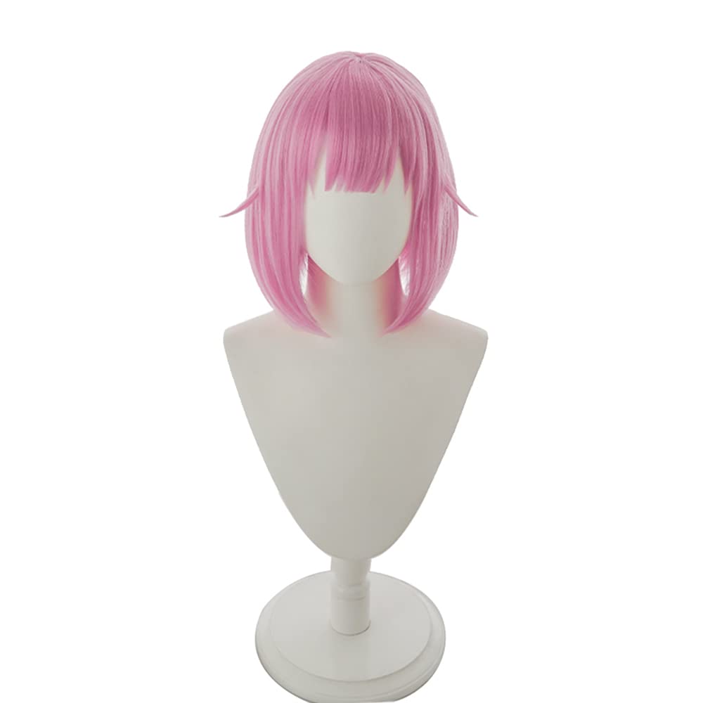Ootori Emu Cosplay wig pink 30cm (pink(Ootori Emu))