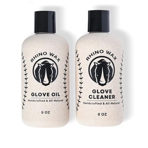 Rhino Wax Baseball Glove Cleaner Plus Baseball Glove Oil