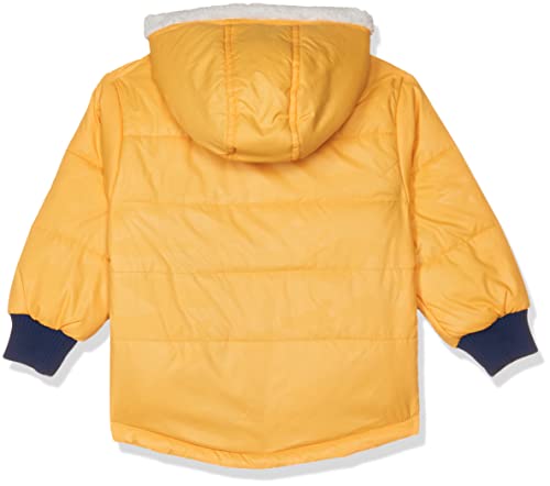 Image of miniklub Boys Yellow Solid Padded Jacket