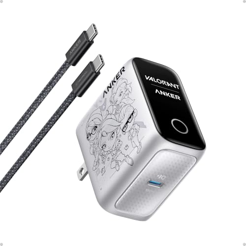 Image of Anker Laptop Smart Display Charger, VALORANT Limited Edition, 100W Max