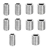 10pcs Refrigerator Freezer Door Handle Screws, Stainless Steel Premium Freezer Door Handle Parts with Hexagonal Wrench for Most Refrigerators W11366418 W10010140 AP6888139 & WPW10010140