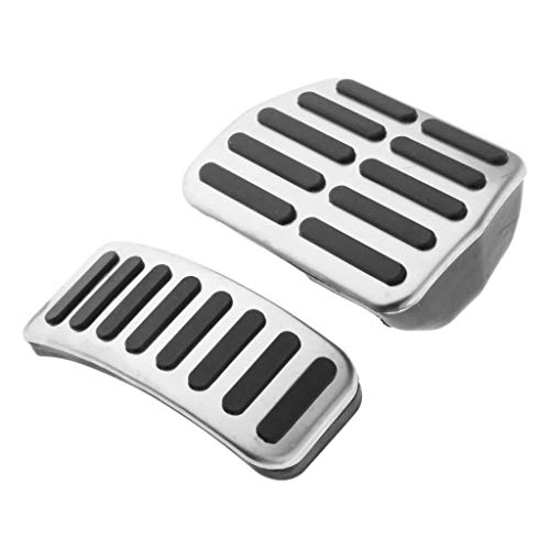 Homyl Conjunto de capas de pedal de acelerador e pastilhas de freio para substituição VW