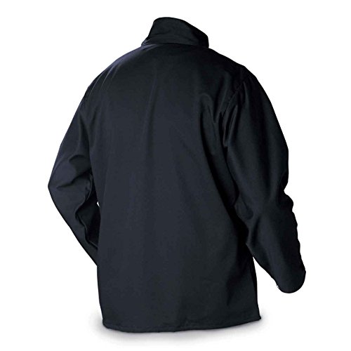 Welding Jacket, Navy, Cotton/Nylon, L2