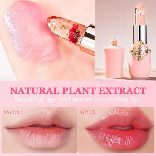 Lipstick Set, Moisturizing Lipstick for Women, Long Lasting - Light Red