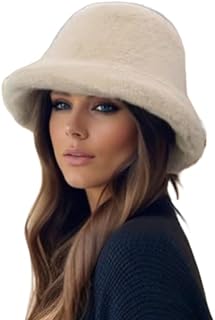 قبعات باكيت شتوية من الفرو الصناعي للنساء والرجال، قبعة دافئة من الفرو المنفوش قابلة للتعديل للاستخدام اليومي والكاجوال والرياضة والسفر والتزلج لون بيج