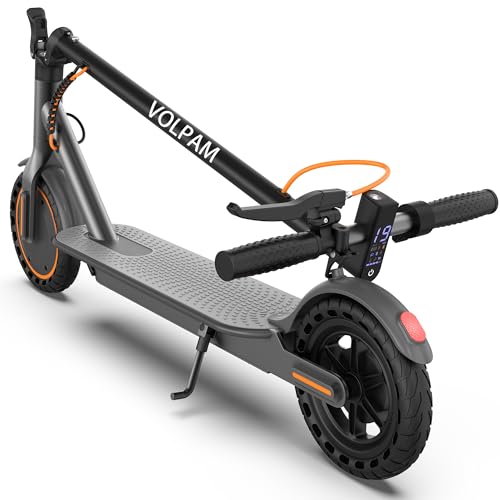 Adult Electric Scooter, Max Speed 19/21MPH, Up to 21-28 Miles Range, 500W/350WMotor Adult E-Scooter, Foldable Scooter with Dual Braking, Smart APP