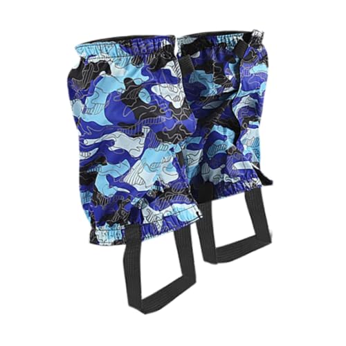 FytStycale Leg Covers for Snowy Hiking Footwear During Backpacking and Trekking, Deep Blue