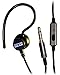 XDU Recon + Mic Single Stereo-to-Mono Earhook Earphone, Reinforced Cord