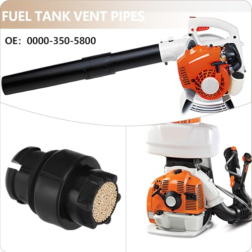 LT Easiyl 4 Stück Kraftstofftank Entlüftung Kettensäge Rasenmäher Zubehör 0000-350-5800 Kompatibel mit Stihl BG45 BR500 FS100 HS82 SH55 SR200 Kettensägenzubehör