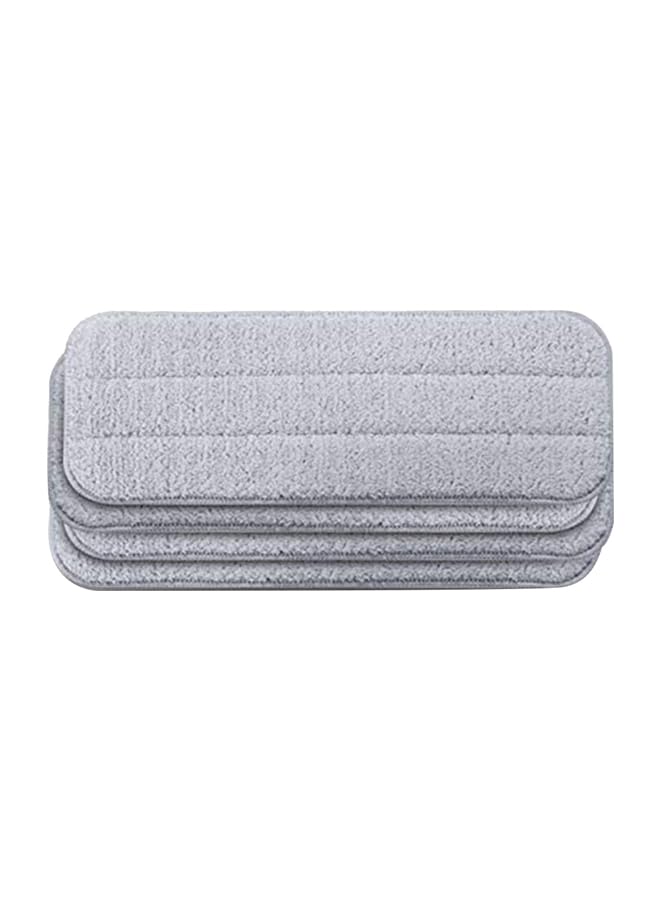 NKX Pieces of 4 Mijia Smart Water Spray Mop Sweeper Cloth Head Replacement Pad Grey 20x6x10cm