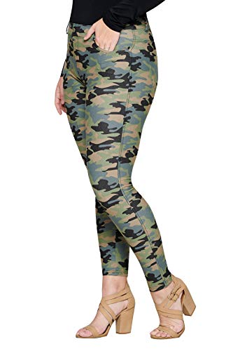 Image of YELETE Women's Basic Five Pocket Stretch Jegging Tights Pants