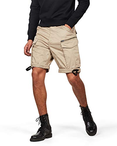 G-STAR Rovic Zip Relaxed Shorts, Pantalones cortos para Hombre, Beige (Dune D08566-5126-239), 36W