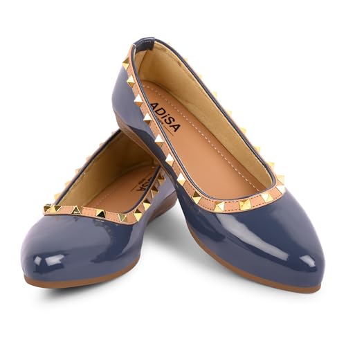 Image of Women Girls Slip On Ballet Flats