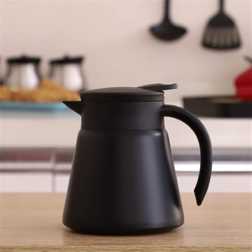 IWEJ ۉ|bg 304 XeX_ 680/880ML e ^fM 12 ԕۉۗ 360° Rh~ ]˂W Hif ƒ/Ɩp gщ\ȃ~jR[q[|bg (680ml,ubN)