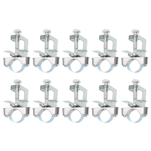 QUARKZMAN 10 Piezas de Soporte de Conducto con Abrazadera de Viga para Tubo de 1'(25mm) Soporte de Cable para Conducto, Tubo, Cable