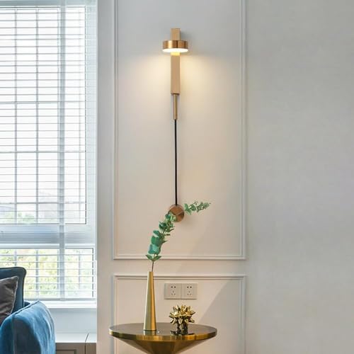Lámpara de pared LED orientable con interruptor manual para leer cómodamente en la cama 2