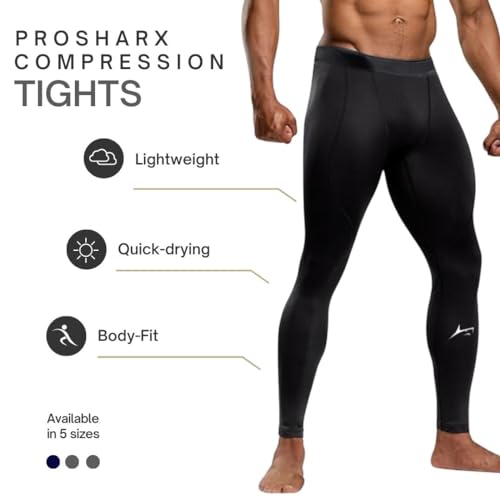 Image of PROSHARX Compression Pants | Gym & Sports Body Fit Tights Activewear.