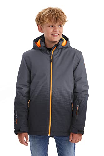 killtec jongens Gewatteerd jack/functionele jas in donslook met capuchon KOW 230 BYS QLTD JCKT, azur, 128, 43514-000