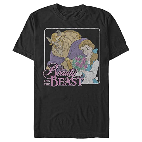 Disney Beauty N Beast T-Shirt Homme Cadeau Original pour Fan de Mode Disney