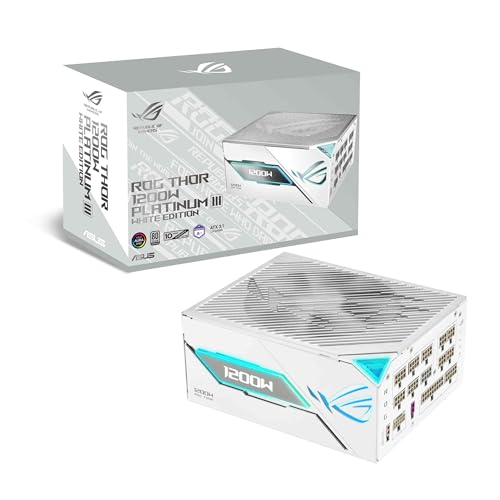 Amazon | ASUS PSU ROG Thor 1200W Platinum III White Edition ATX