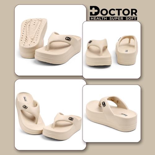 Image of Women's Soft Cushion Flip Flops with EVA Sole | Lightweight Anti-Slip Everyday Wear Slippers for Home, Walking, Casual & Outdoor Use