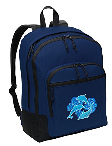 Classic Dolphin Backpack Medium Dolphins Backpack Laptop Sleeve #TOP28