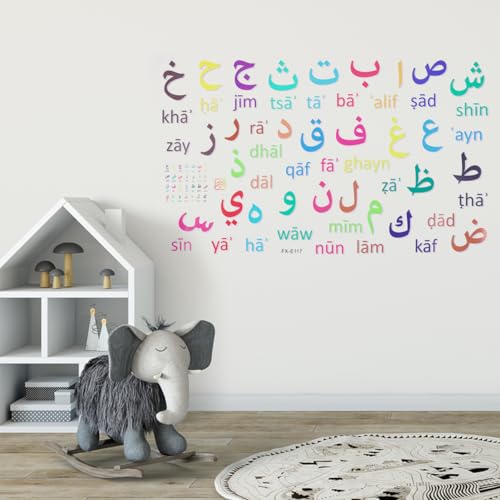 Set de 2 Vinilos Decorativos alfabeto árabe adhesivos miniatura 7