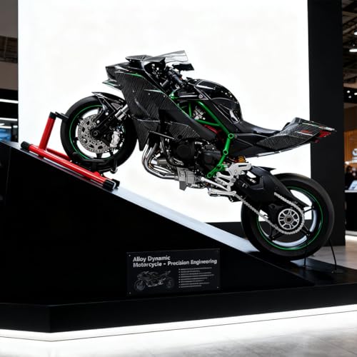 Miniatura 4 de Kit De Modelo De Motocicleta 1: 6 - Motocicleta Fundida A Presión De Aleación Con Características De Sonido Y Luz Realistas, Efectos Interactivos, Regalo Para Entusiastas Del Motor Y Adolescentes