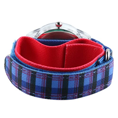 Image of Red Balloon Kids' Plastic Time Teacher Analog Quartz Nylon Strap Watch