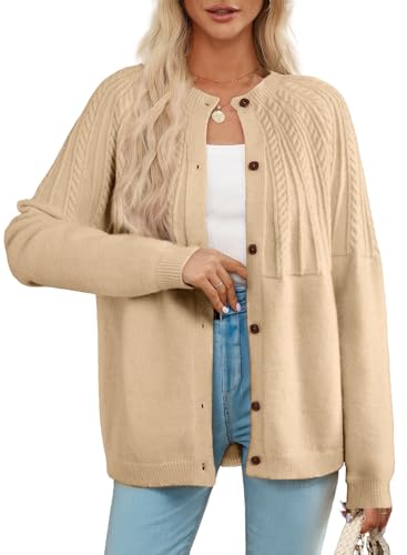 Image of Dokotoo Cardigan Sweaters for Women 2026 Fall Outfits Long Sleeve Sweaters