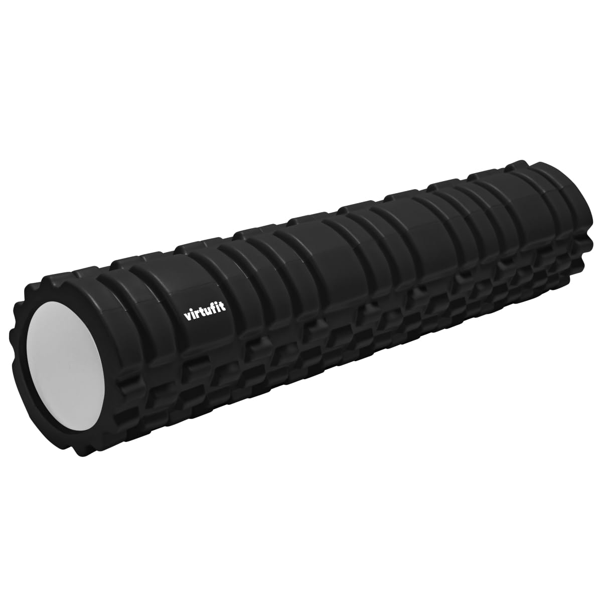 VirtuFit Rullo per massaggi a griglia in schiuma – 62 cm – Nero