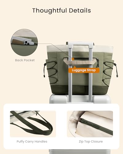 Bolso Tote LOVEVOOK para mujer con portavasos grande miniatura 6