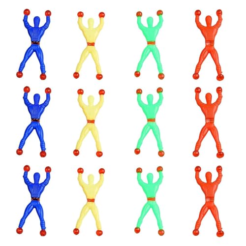 beejune 12 Stücke Spielzeug Für Männer, Fensterkletterer, Fensterläufer, Klettermännchen, Fenster Klettermann, Für Kinderpartys Und Geburtstagsgeschenke Für Jungen Und Mädchen