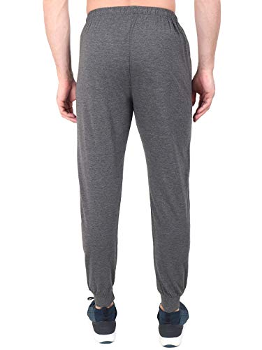 Image of Zeffit Men's Pc Cotton Ankle Grip Track Pant
