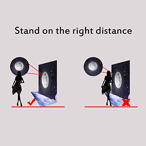 Fuermor Background 5×7Ft White Clouds Under Full Moon Photography Backdrop Space Theme Photo Props Rq003 #TOP4