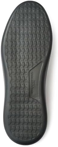 Karl Lagerfeld Paris Men's Metallic Leather Lace Up Embroidered Logo Sneaker, Silver, 11 | Image 2