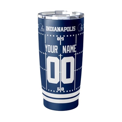 Image of ANTKING Indianapolis Tumbler 20 oz Travel Coffee Cup for Men Women Boy Custom Name Number Gifts