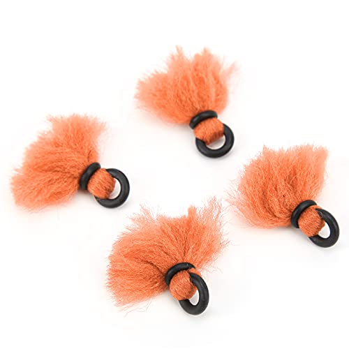 Shanrya Fly Fishing Yarn Strike Indicators, Easy to Adjust Fly Fishing Floats for Outdoor Fishing Accessory(Orange)