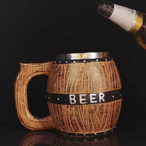 Taza de cerveza indestructible de acero inoxidable contra roturas 5
