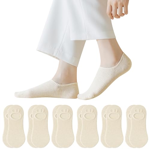 No Show Socks for Women Thin Ankle Socks Low Cut, Non-Slip Silicone