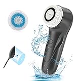 Electric Vibrating Sonic Facial Brush Cleansing Waterproof for Skin Face Exfoliating Removing...