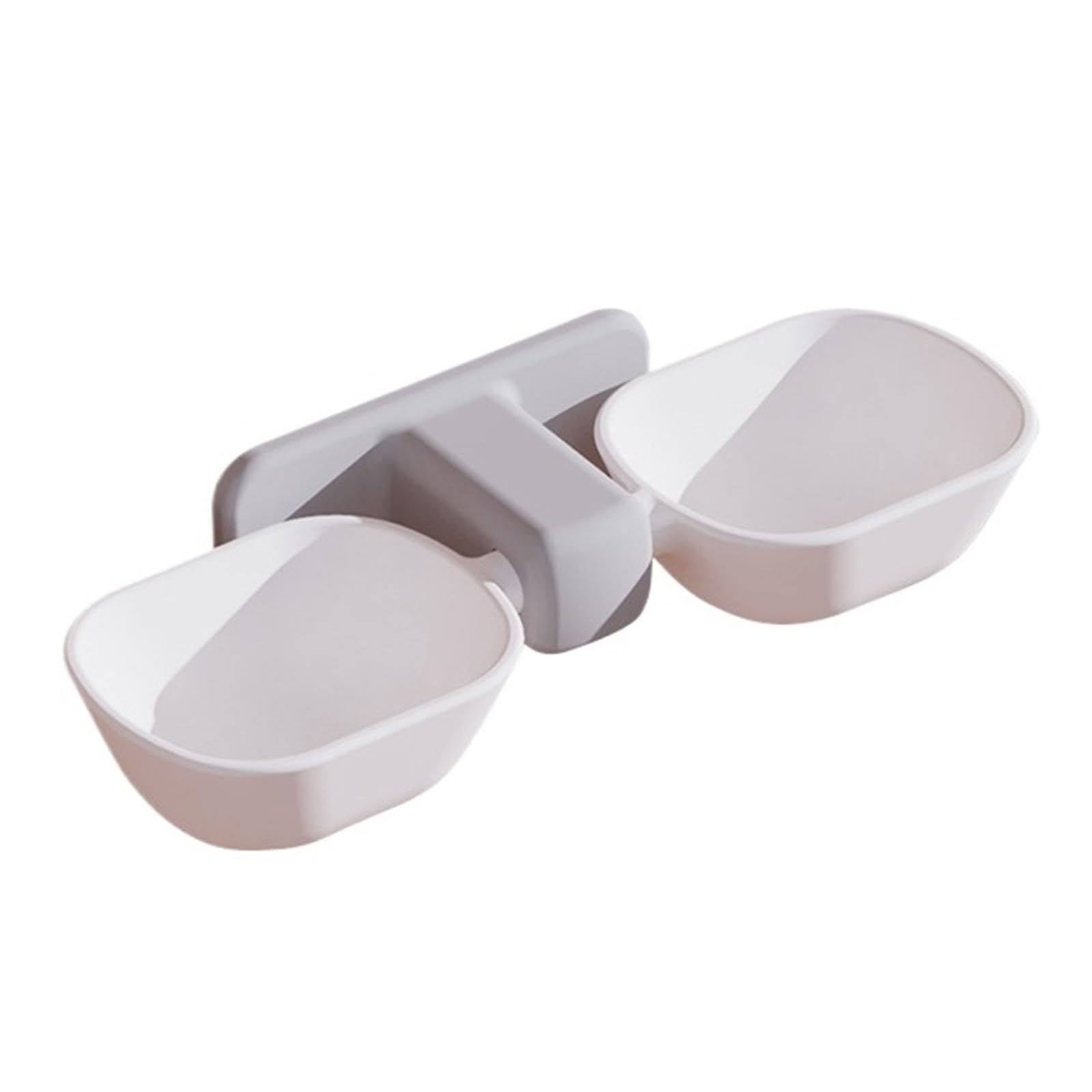 Gamelle murale pour chat réglable hauteur support blanc petit chien