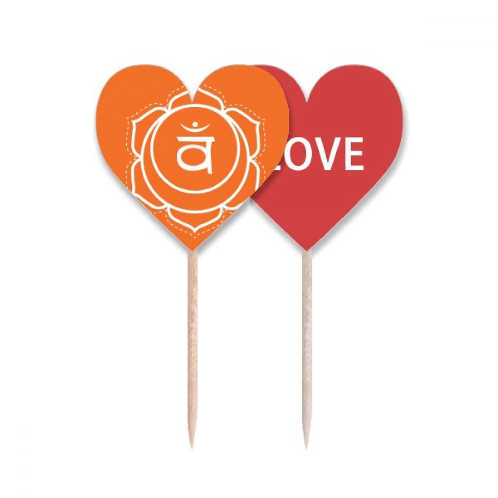 Cure-dents motif drapeau Love Heart pour sublimer vos buffets de mariage