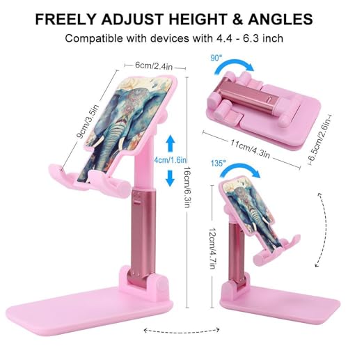 Support téléphone pliable réglable anti-douleur cervicale pour iPhone 16 Pro Max