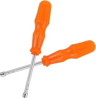 PRETYZOOM 2 Piezas llave destornillador juego de llaves allen llave de tubo artesano kit de destornillador herramientas para el hogar Acero de alto carbono Amarillo