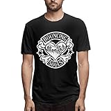 The American Bouncing Rock Souls Band Shirt Youth & Adult Men Guys Youth Men Short-Sleeve T Shirts,Crewneck Top Fashion T Shirt Sport Fitness Custom Tees Shirts Medium Black