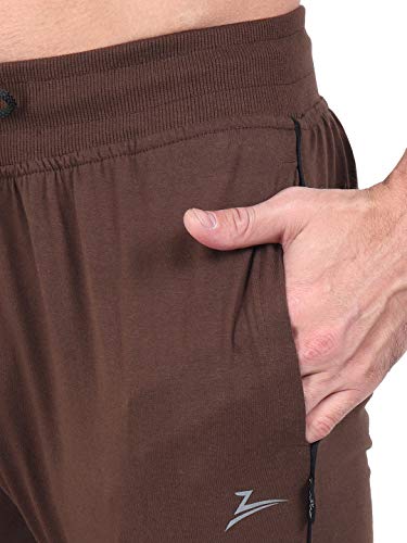 Image of Zeffit Men's Pc Cotton Ankle Grip Track Pant