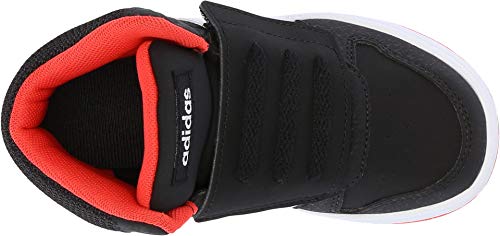 adidas Hoops Mid 2.0 Basketball Shoe, Black/White/red, 5 US Unisex Little Kid3
